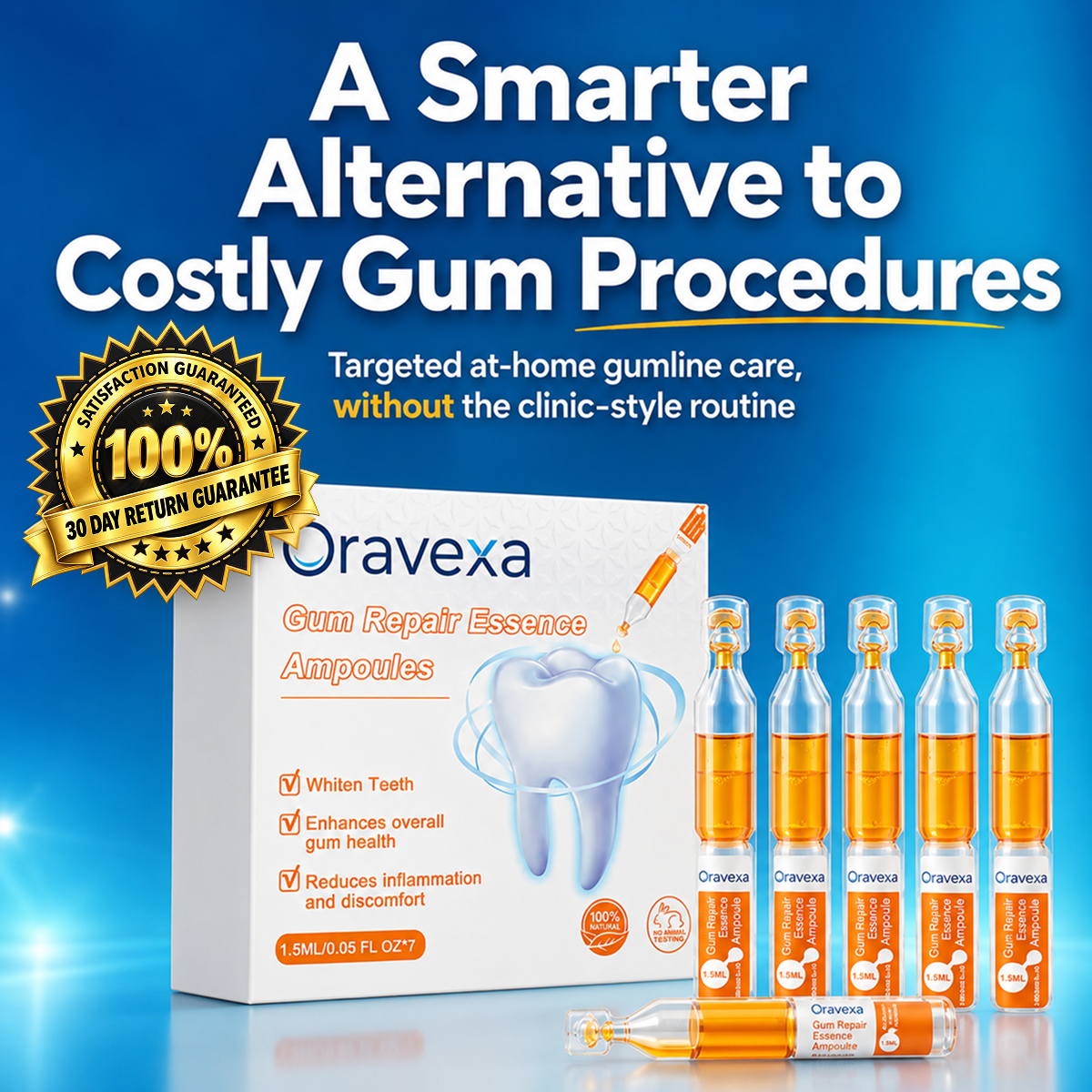 ORAVEXA GumRenew™ Intensive Gum Serum Ampoules