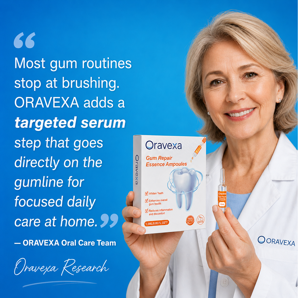 ORAVEXA GumRenew™ Intensive Gum Serum Ampoules