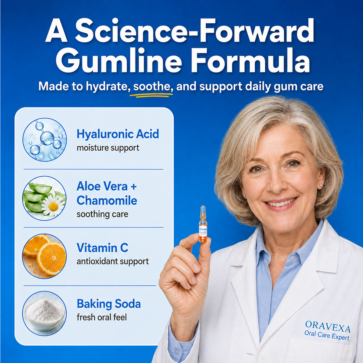 ORAVEXA GumRenew™ Intensive Gum Serum Ampoules