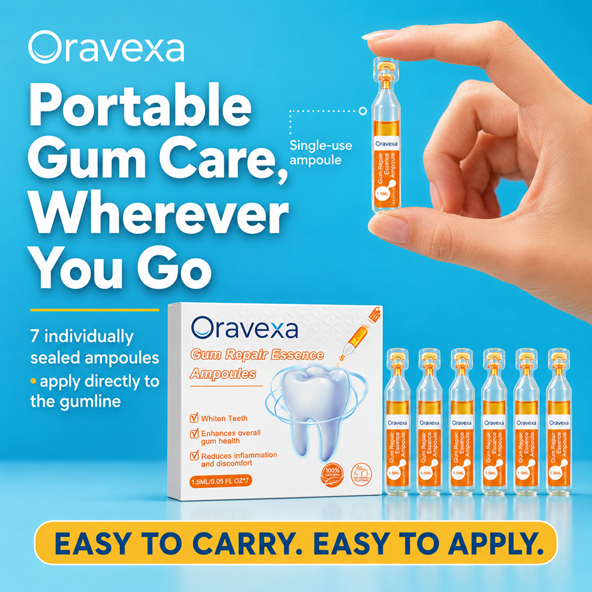 ORAVEXA GumRenew™ Intensive Gum Serum Ampoules